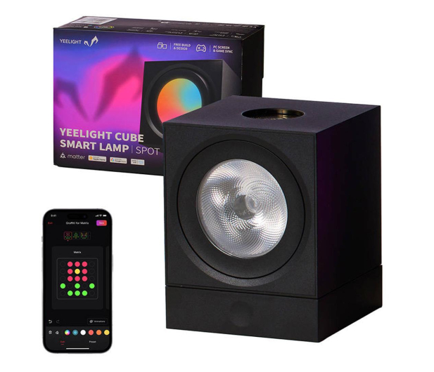 YEELIGHT Świetlny panel gamingowy Smart Cube Light Spot - Baza - 1173392 - zdjęcie
